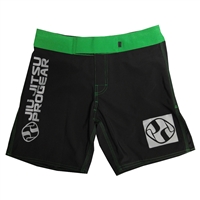 Jiu Jitsu ProGear Kids Shorts - Belt Ranked - Green