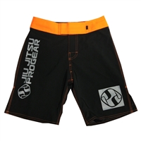 Jiu Jitsu ProGear Kids Shorts - Belt Ranked - Orange