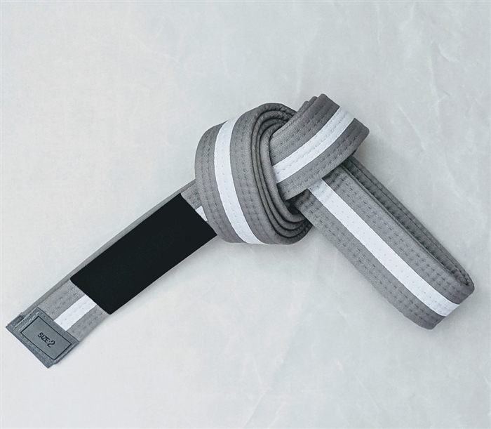 C1 Grey/White Fuji BJJ Belt