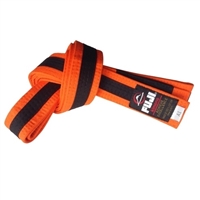 Fuji IBJJF Approved Kids Belt - Orange / Black