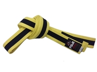 Fuji IBJJF Approved Kids Belt - Yellow / Black