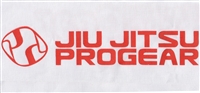 Jiu Jitsu ProGear - Patch - New Logo Design - White w/ Red Design