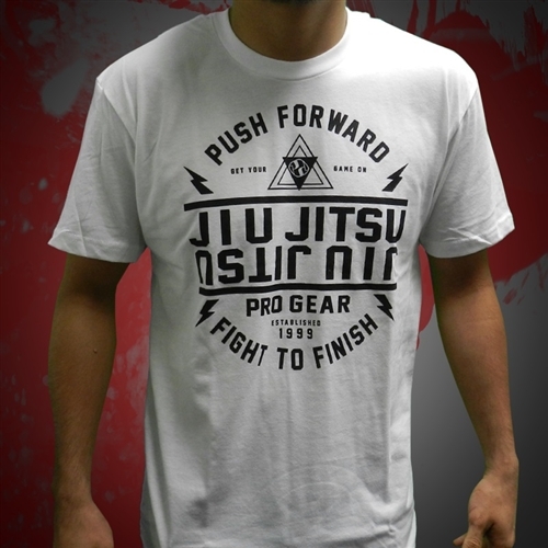 JJPG T-shirt - Push Forward - White/Black