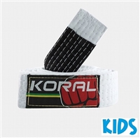 Koral BJJ Kids Belt - White
