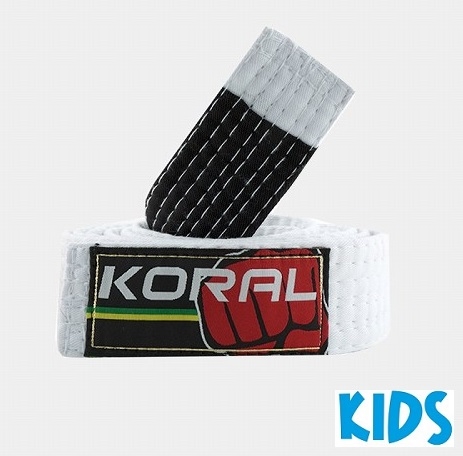 Koral BJJ Kids Belt - White