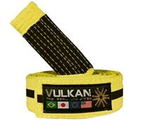 Vulkan Kids Belt - YELLOW w/ BLACK Stripe,