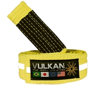 Vulkan Kids Belt - YELLOW w/ WHITE Stripe,