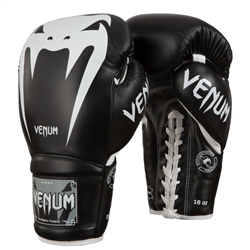 Venum Giant 3.0 Boxing Gloves Nappa Leather With Laces Red Training Sparring 
