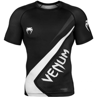 Venum Contender 4.0 Rashguard - Short Sleeves - Black/White