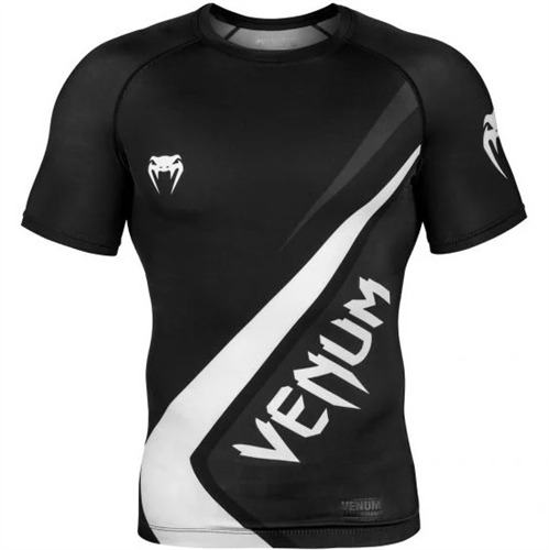 Venum Contender 4.0 Rashguard - Short Sleeves - Black/White