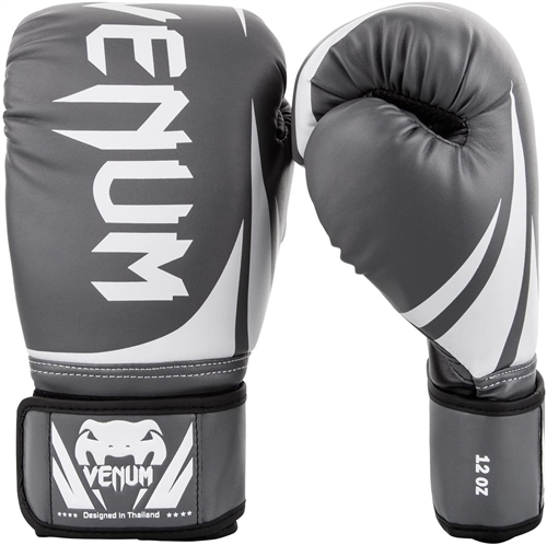 Venum Challenger 2.0 Boxing Gloves - Grey/White/Black