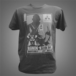 JJPG T-shirt - Ronin - Charcoal Gray with Gray Design