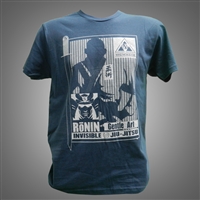 JJPG T-shirt - Ronin - Indigo with Ivory Design