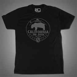 JJPG T-shirt - California Lifestyle - Black with Gray Print