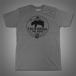 JJPG T-shirt - California Lifestyle - Light Gray with Black Print