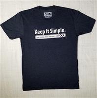 JJPG T-shirt - Keep It Simple - Charcoal with White Print