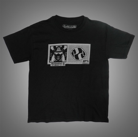 JJPG T-shirt - Youth - Bushido Way Tee - Black with Gray