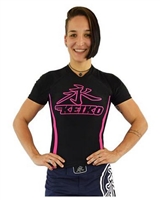 Keiko Raca - Rashguard - Speed Rashguard - Black/Pink