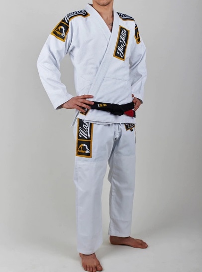 Manto Base BJJ Gi White Blue V2 Brazilian Jiu Jitsu Uniform Kimono Free Belt 